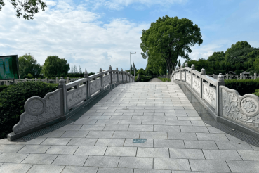 太仓双凤公墓园区石桥图